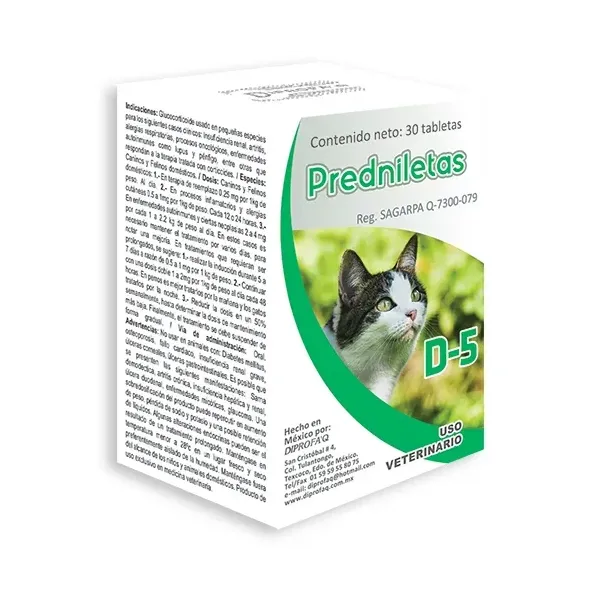 PREDNILETAS D-5 MG