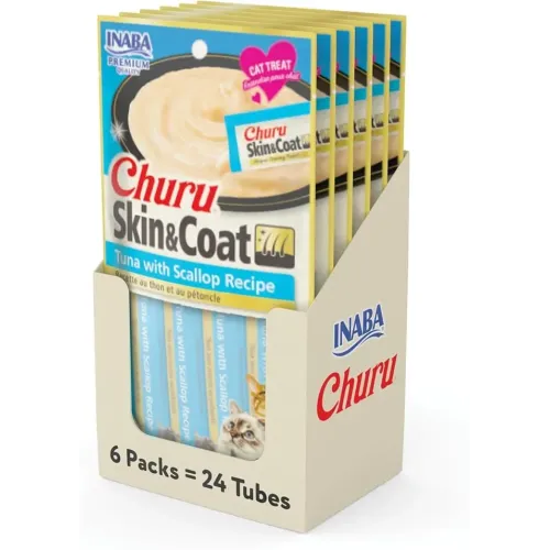 CAJA CHURU SKIN AND COAT ATUN CON VIEIRAS 24PZ