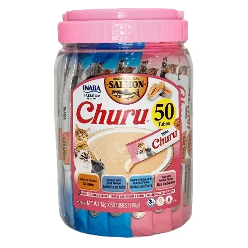CHURU VARIEDAD SALMON TARRO 50PZ