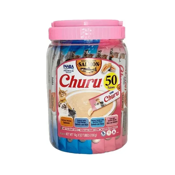 CHURU VARIEDAD SALMON TARRO 50PZ