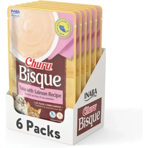 CHURU BISQUE ATUN CON SALMON 6PZ