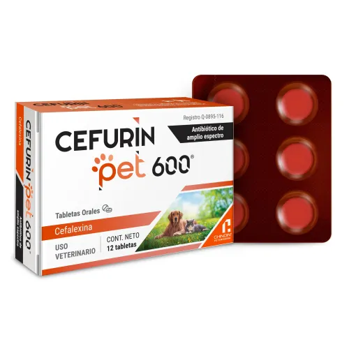 CEFURIN PET 600 12TABS