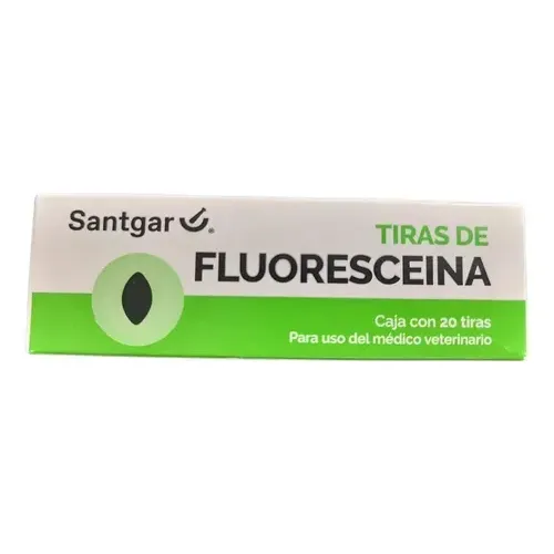TIRAS DE FLUORESCEINA 20PIEZAS
