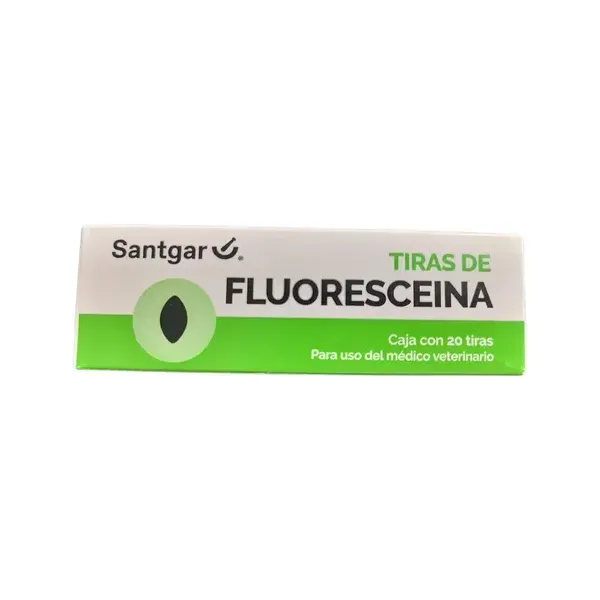 TIRAS DE FLUORESCEINA 20PIEZAS