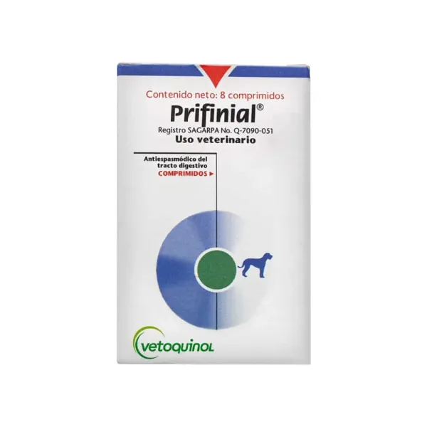 PRIFINIAL COMPRIMIDOS 70MG 8COMPRIMIDOS VETOQUINOL