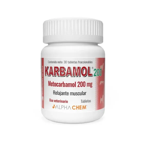 KARBAMOL 200 TABLETAS ALPHACHEM