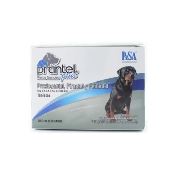 PRANTEL PLUS PERROS GRANDES 40KG PISA