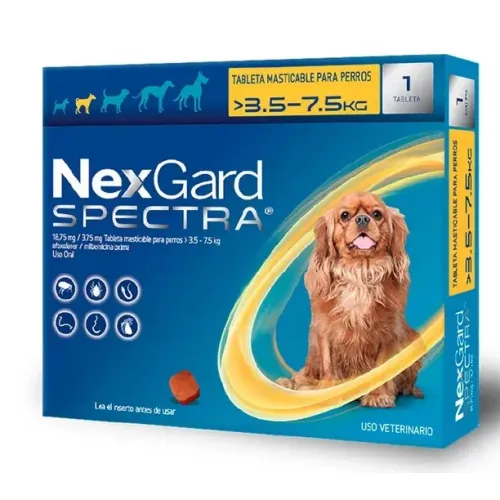 NEXGARD SPECTRA 3.5 – 7.5 KG