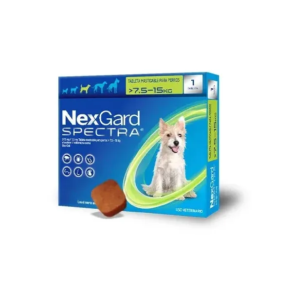NEXGARD SPECTRA 7.5 - 15 KG