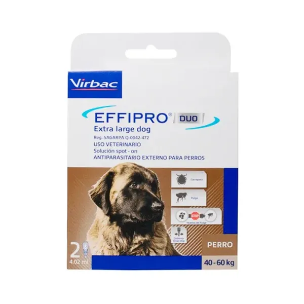 EFFIPRO DUO EXTRA LARGE DOG 40 A 60KG