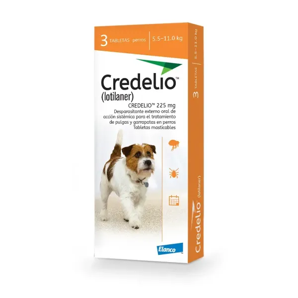 CREDELIO 225MG 5.5-11KG 3 TABLETAS