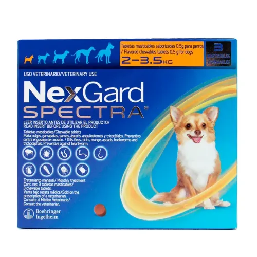 NEXGARD SPECTRA 3 COMPRIMIDOS 2