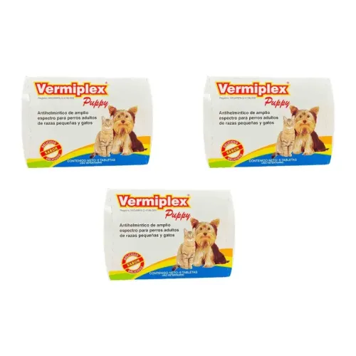 VERMIPLEX PUPPY TABLETAS HOLLAND