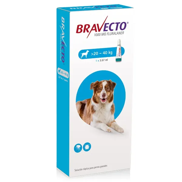 BRAVECTO SPOT ON DOG 1000MG 20-40KG MSD