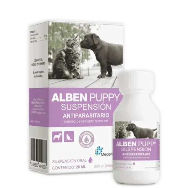 ALBEN PUPPY SUSPENSION ORAL 20ML MEDERILAB