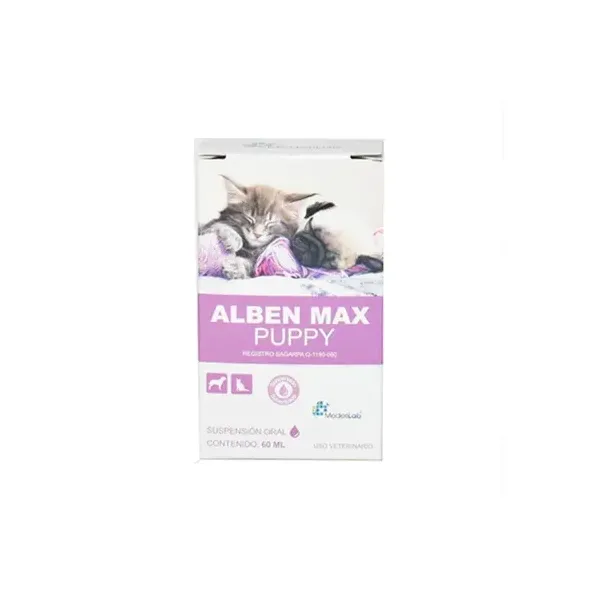 ALBEN PUPPY MAX SUSPENSION ORAL 60ML MEDERILAB