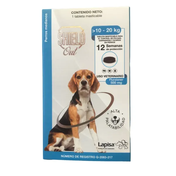 SHIELD OUT 500MG 10-20KG LAPISA