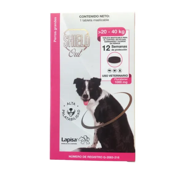 SHIELD OUT 1000MG 20-40KG LAPISA