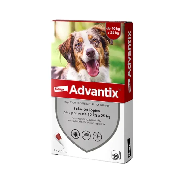 ADVANTIX 1X2.5ML 10-25KG ELANCO