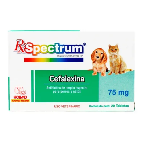 SPECTRUM CEFALEXINA 75MG
