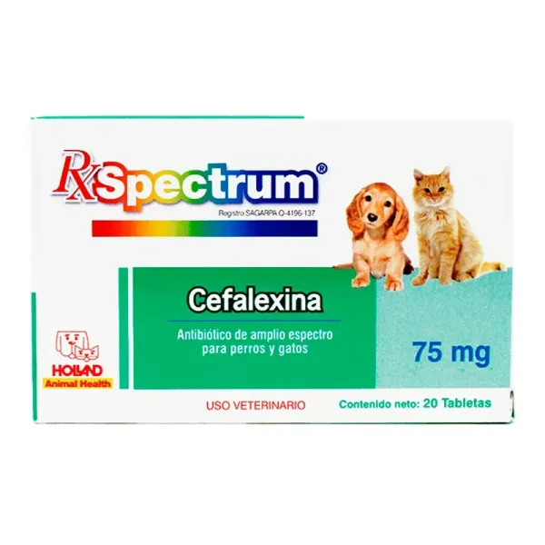SPECTRUM CEFALEXINA 75MG