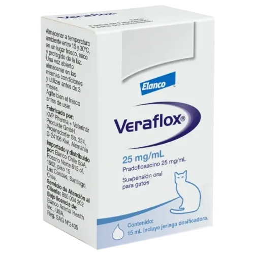 VERAFLOX 15 ML SUSPENSIÓN ORAL GATOS