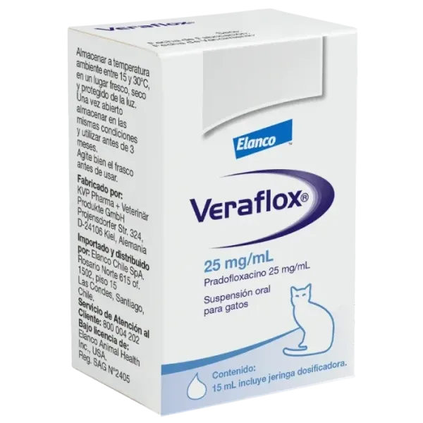 VERAFLOX 15 ML SUSPENSIÓN ORAL GATOS