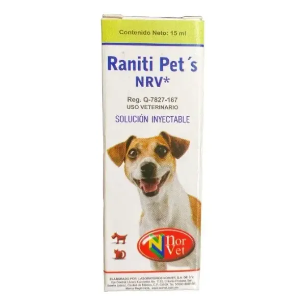 RANITI PETS INYECTABLE 15ML