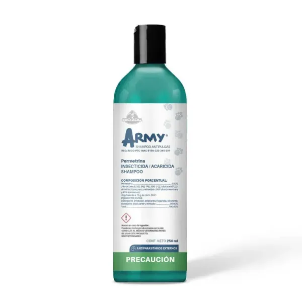 ARMY SHAMPOO ANTIPULGAS BIO ZOO