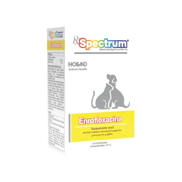 Spectrum Enrofloxacina (Suspensión Oral) 40 ml | Estación Mascota