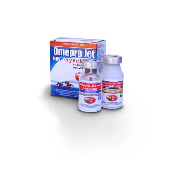 Omepra Jet Omeprazol Inyectable 10 ml | Estación Mascota