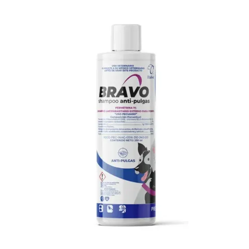 BRAVO SHAMPOO ANTI-PULGAS HALVET