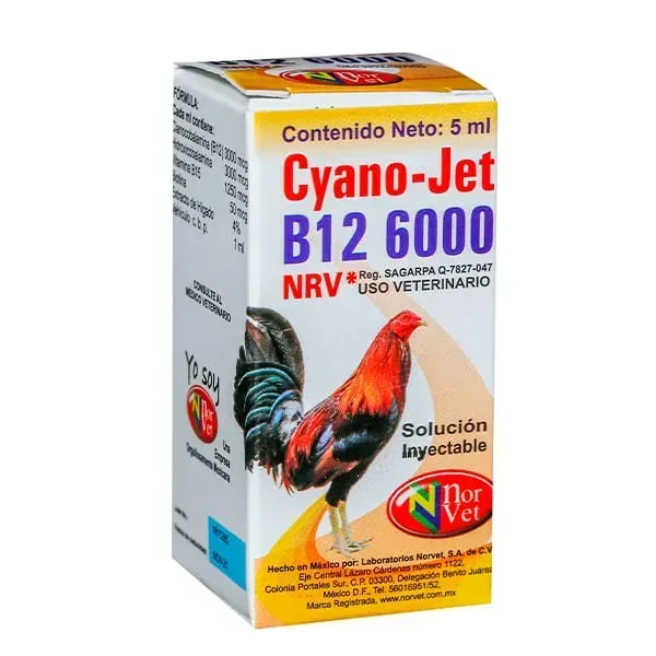 CYANO-JET B12 6000 5ML NORVET