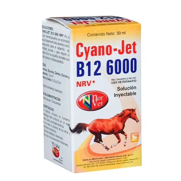 CYANO-JET B12 6000 30ML NORVET