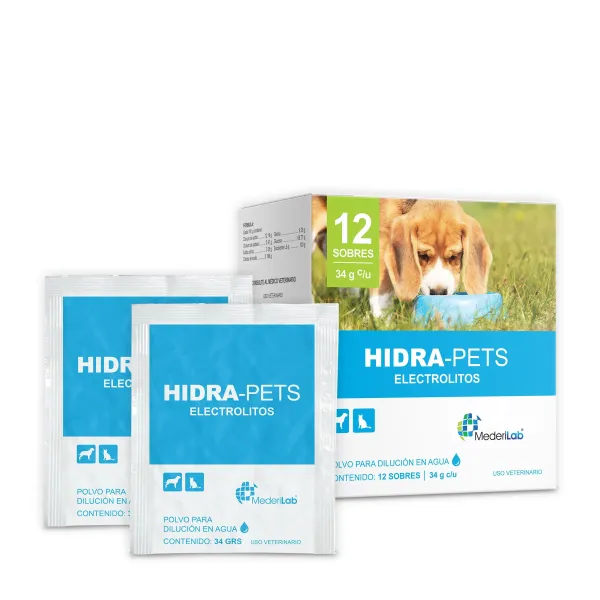 HIDRA-PETS 12 SOBRES MEDERILAB