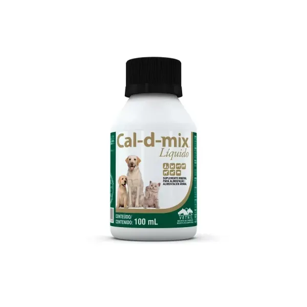 CAL-D-MIX LIQUIDO PETS 100ML VETNIL