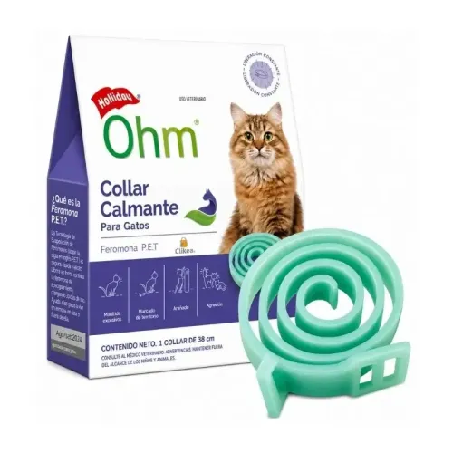 OHM COLLAR CALMANTE GATO HOLLIDAY