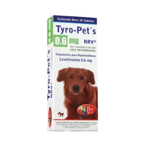 TYRO-PETS 0.6MG NORVET