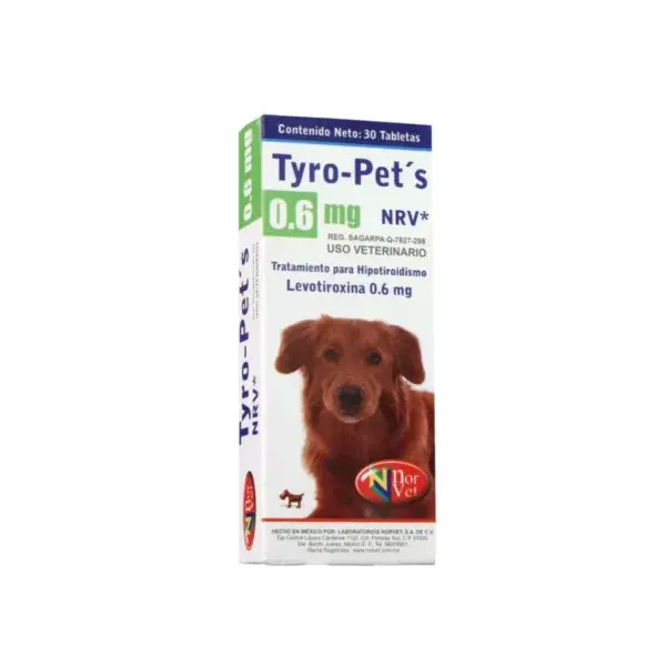 TYRO-PETS 0.6MG NORVET