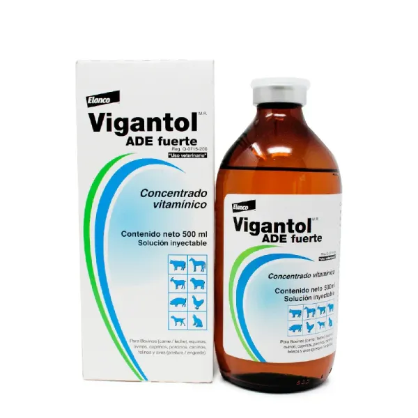 VIGANTOL ADE FUERTE INYECTABLE 500ML ELANCO