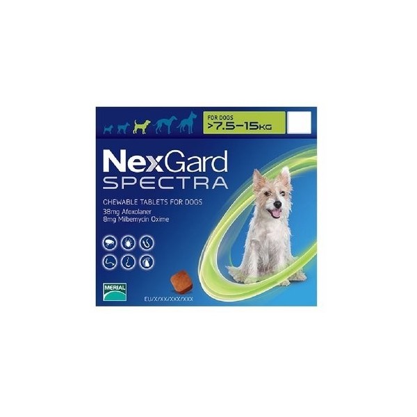 NEXGARD SPECTRA 7.5 - 15 KG